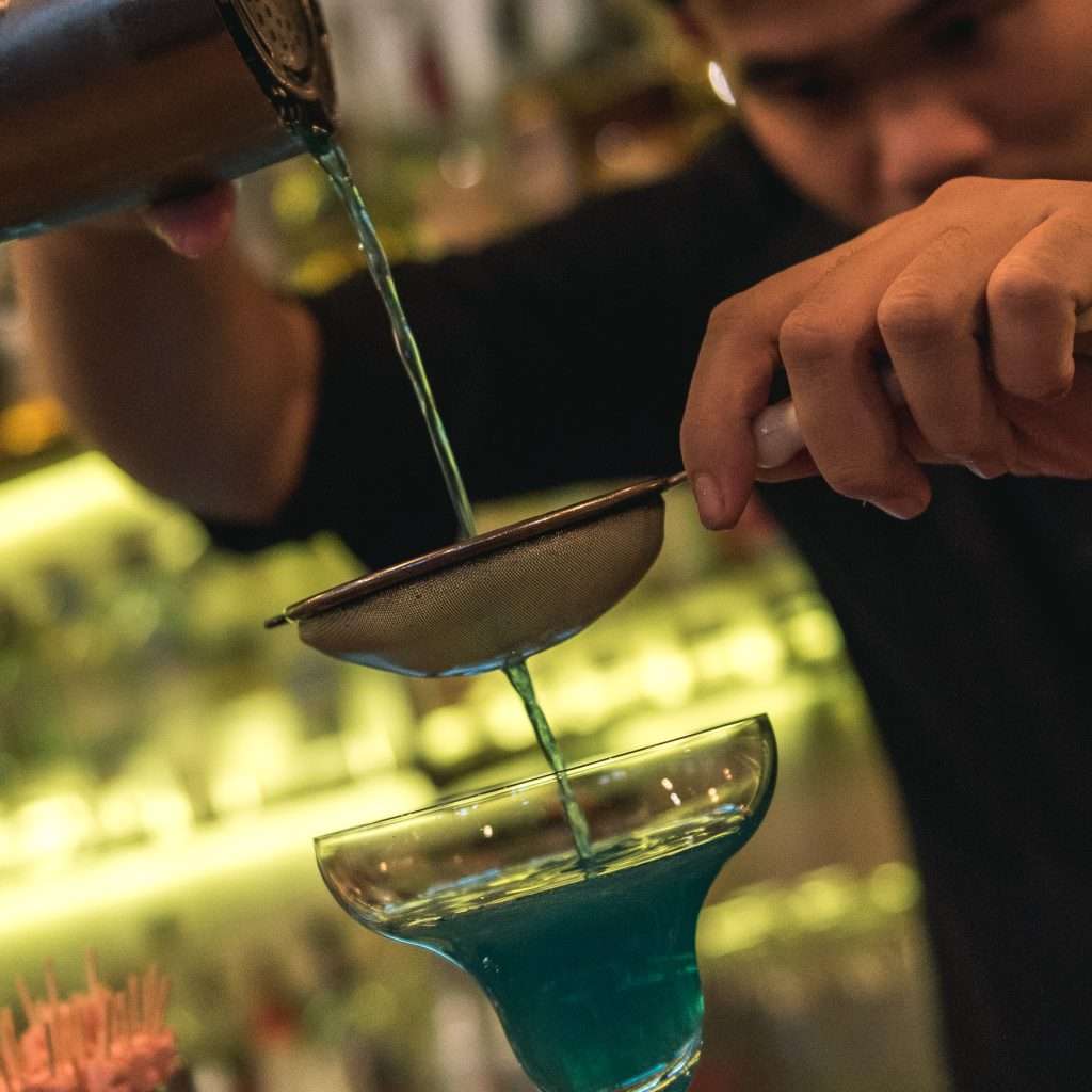 Cocktails and bar atmosphere at Kai New Zealand Sathorn